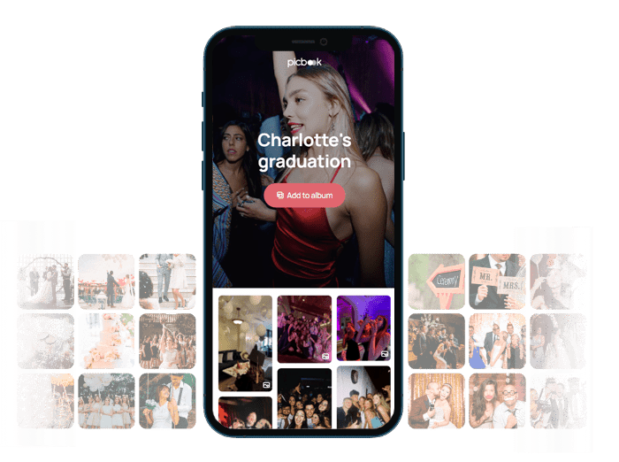 Picbook - Photos and videos graduation guests QR Code