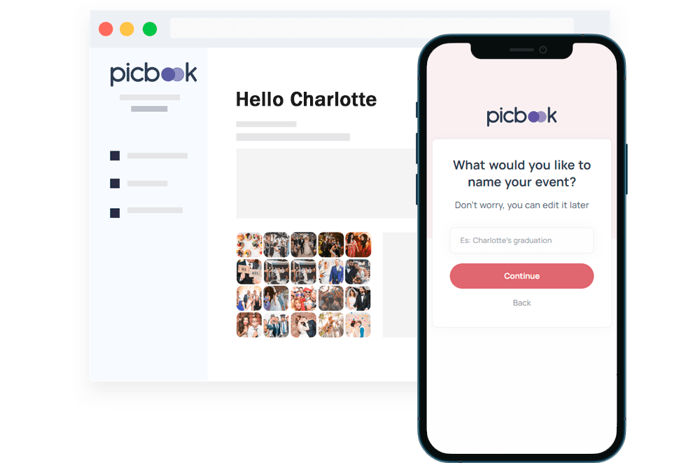 Picbook - Photos and videos graduation guests QR Code