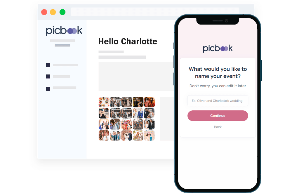 QR code for wedding pictures