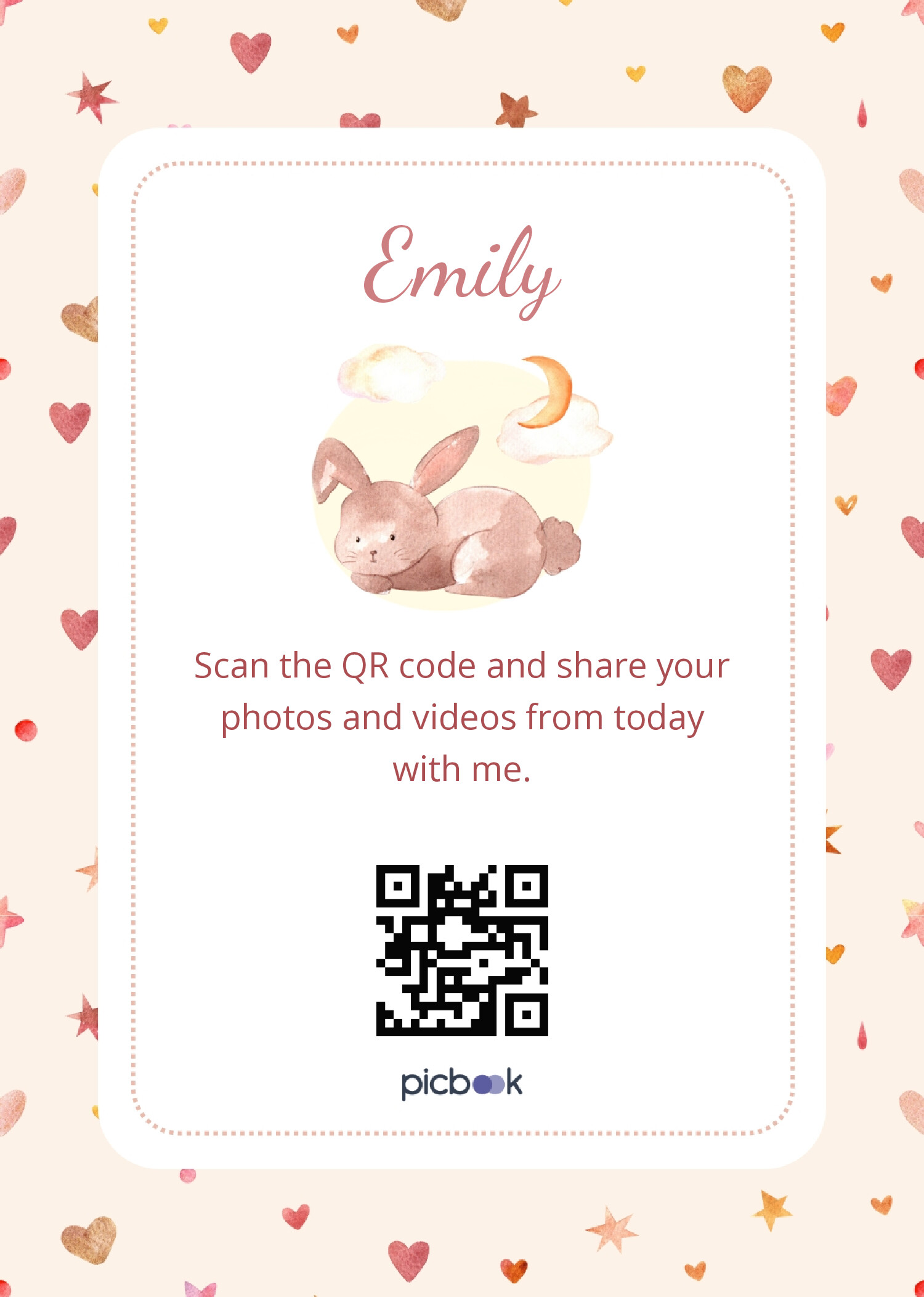 QR Code Frame 5x7