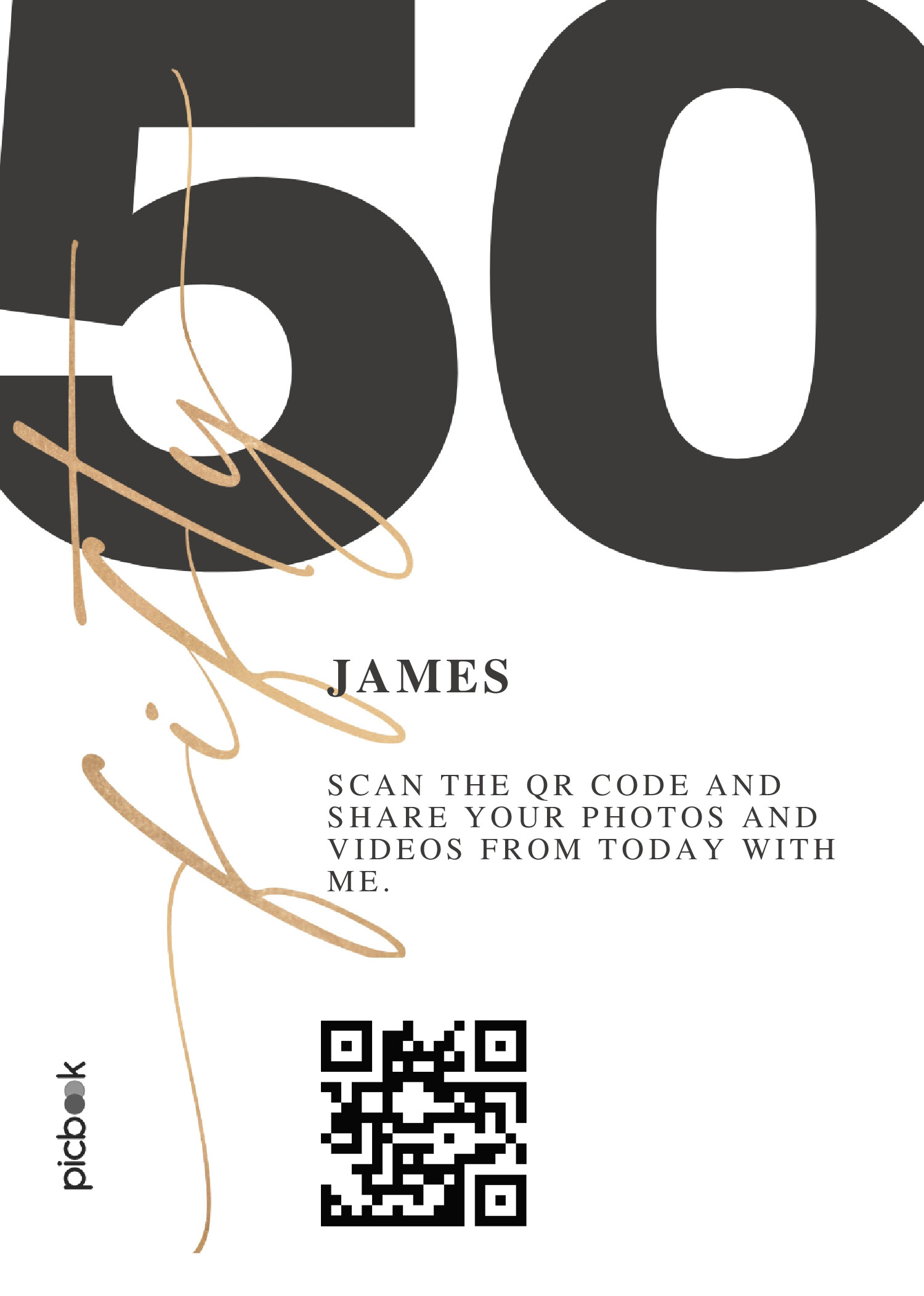 QR Code Frame 5x7
