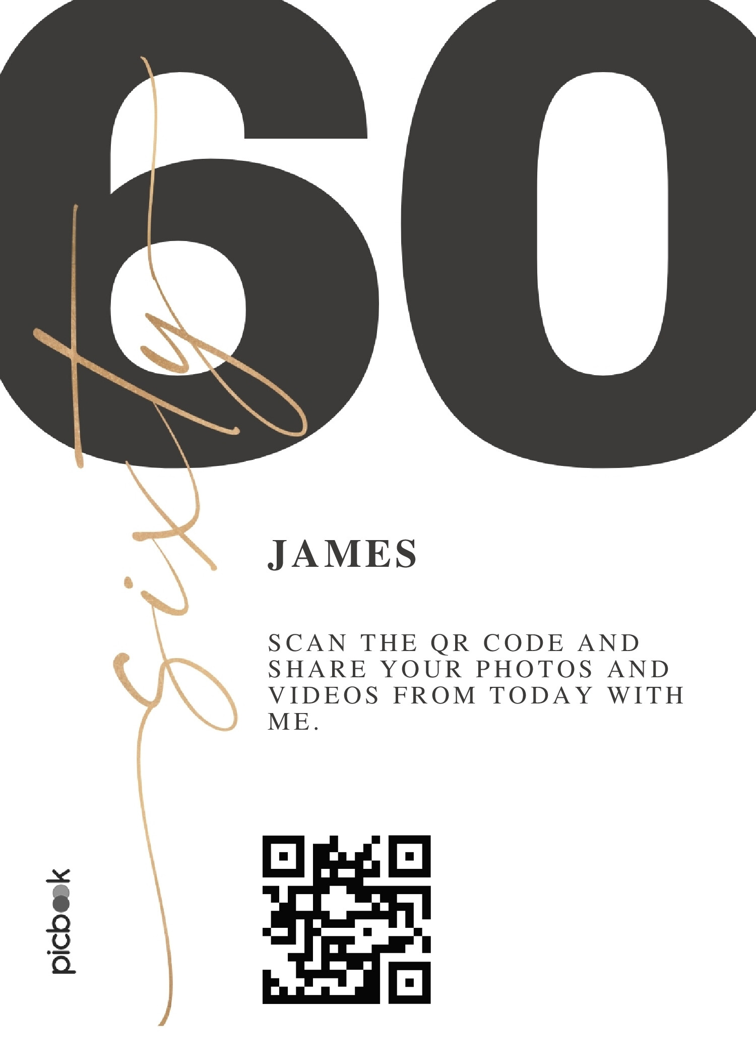 QR Code Frame 5x7